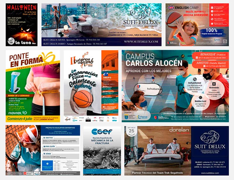 Algunas referencias de Azaelia en diseño de cartelería