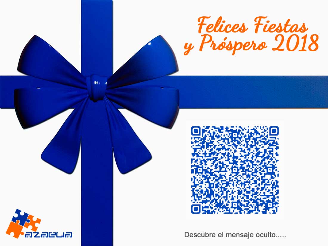 El equipo de Azaelia te desea Felices Fiestas y Próspero Año Nuevo