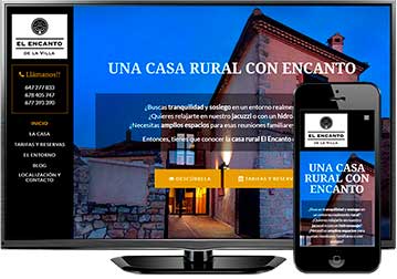 Página web en Segovia. Casa rural El Encanto de la Villa. Nueva referencia de Azaelia
