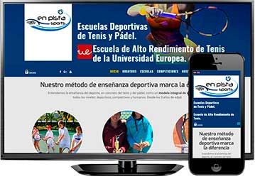 Página web En Pista Sports (Villaviciosa de Odón - Madrid)