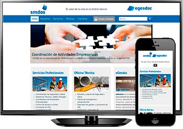 Página web Grupo SMDos (Madrid)